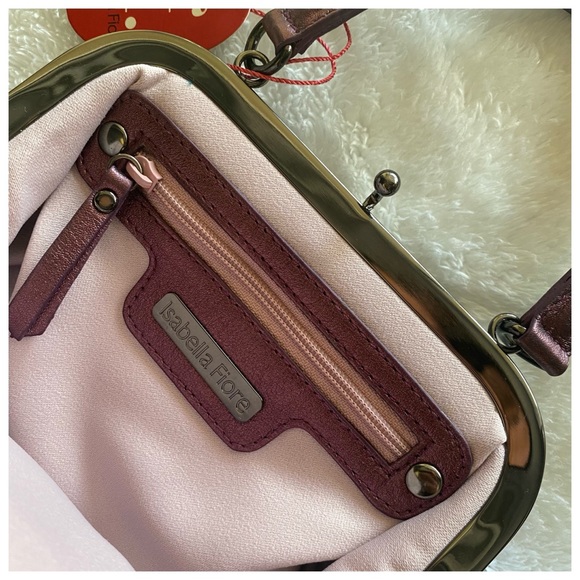 Isabella Foire Satin Doll Ariel purse in purple - Picture 5 of 12